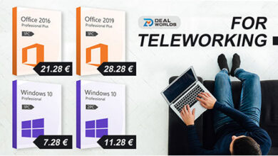منتجات مايكروسوفت بأسعار رخيصة - ويندوز 10 برو بأقل من 8 يورو!