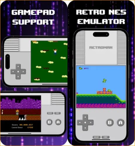 محاكي Retroman: Retro Game Emulator - أفضل محاكي لألعاب نينتندو على الايفون والايباد