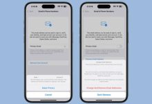 تحديث iOS 18.1 سيتضمن خيارًا لتعيين عنوان بريد إلكتروني "أساسي" وتغيير iCloud الإلكتروني